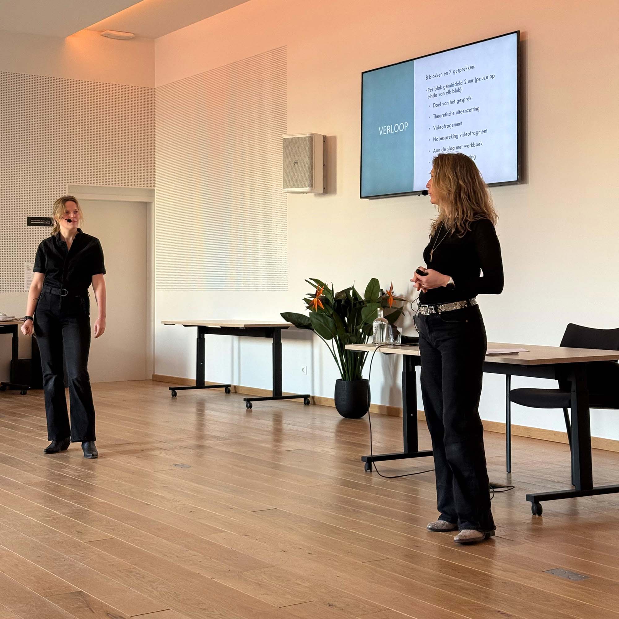Sfeerbeeld van de Houd Me Vast training in Gent